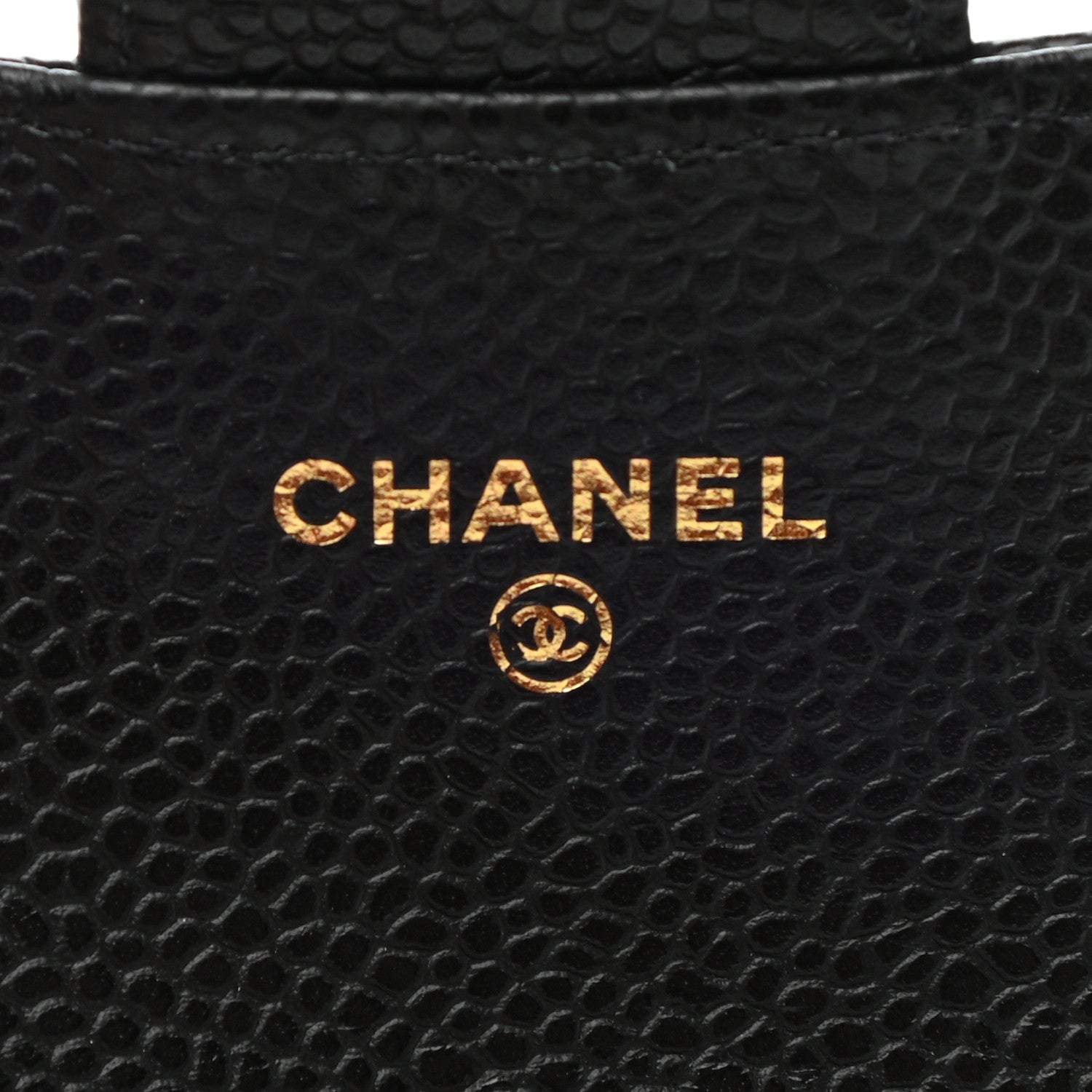 Chanel Caviar Quilted Flap Card Holder Wallet Black 6 of 9