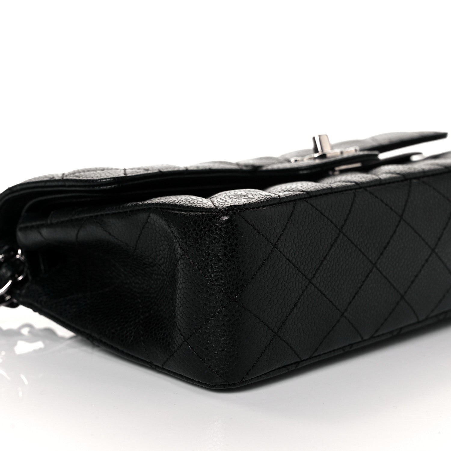 Chanel Caviar Quilted Small Double Flap Black 8 of 9
