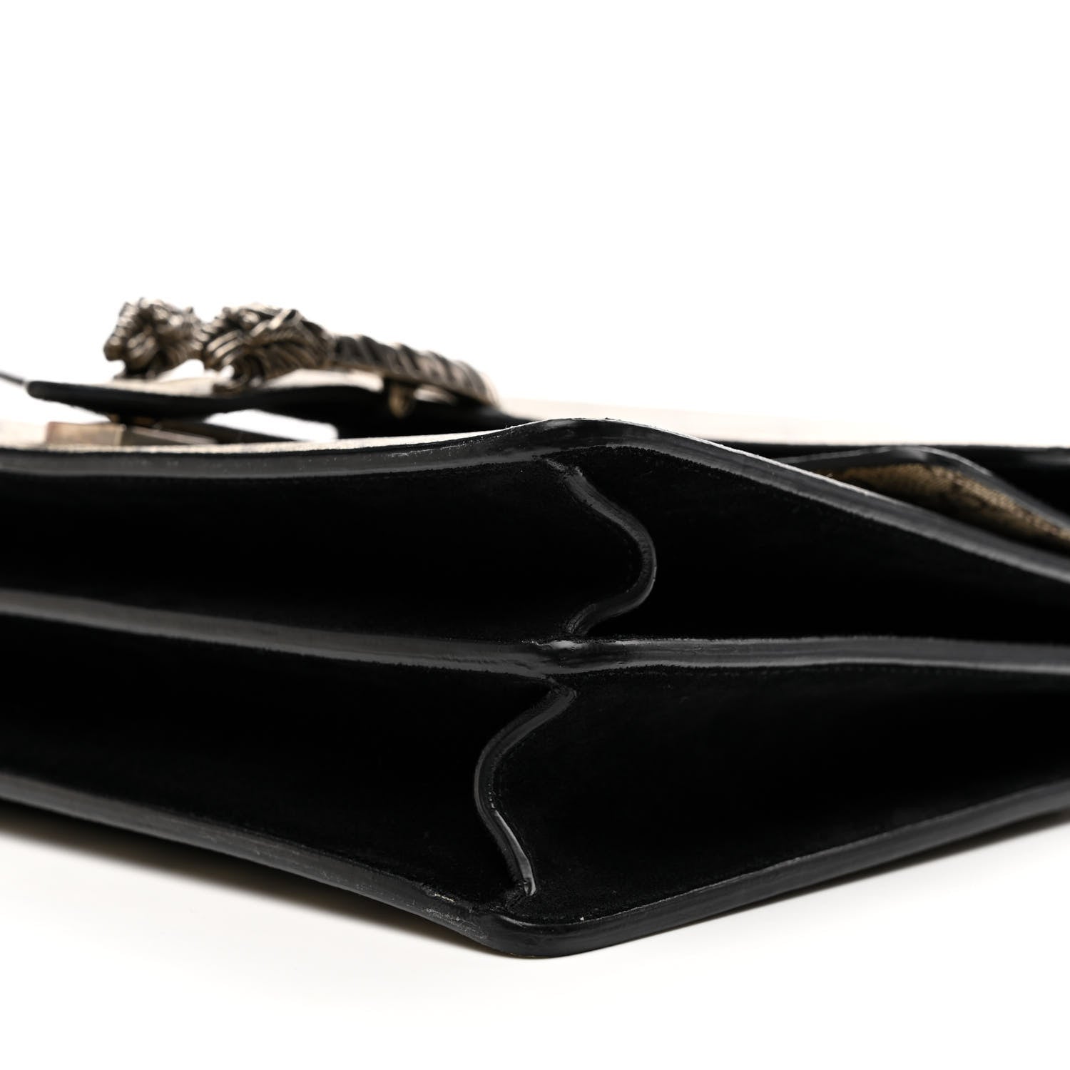 Gucci GG Supreme Monogram Medium Dionysus Shoulder Bag Black 10 of 12