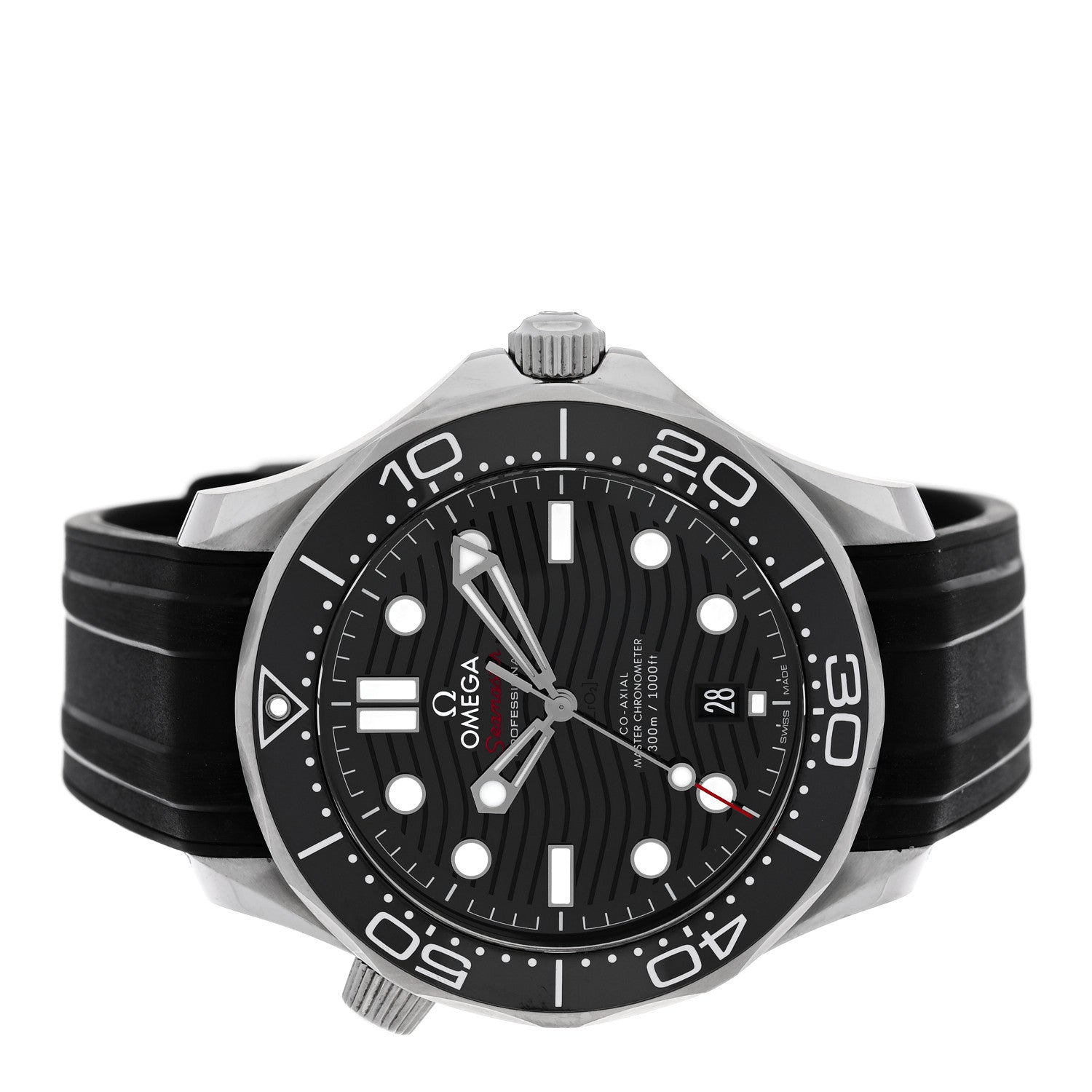 Omega Stainless Steel Rubber 42mm Seamaster Diver 300M Co-Axial Master Chronometer Automatic Watch Black 210.32.42.20.01.001 2 of 4