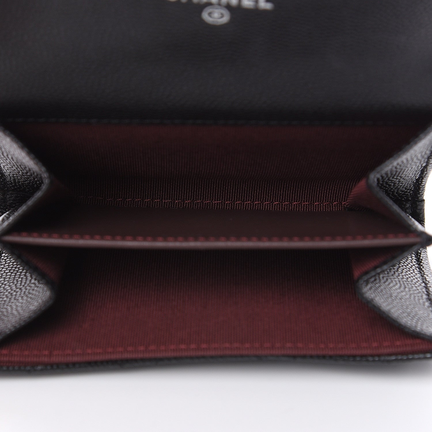 Chanel Caviar Quilted Flap Card Holder Wallet Black 5 of 8