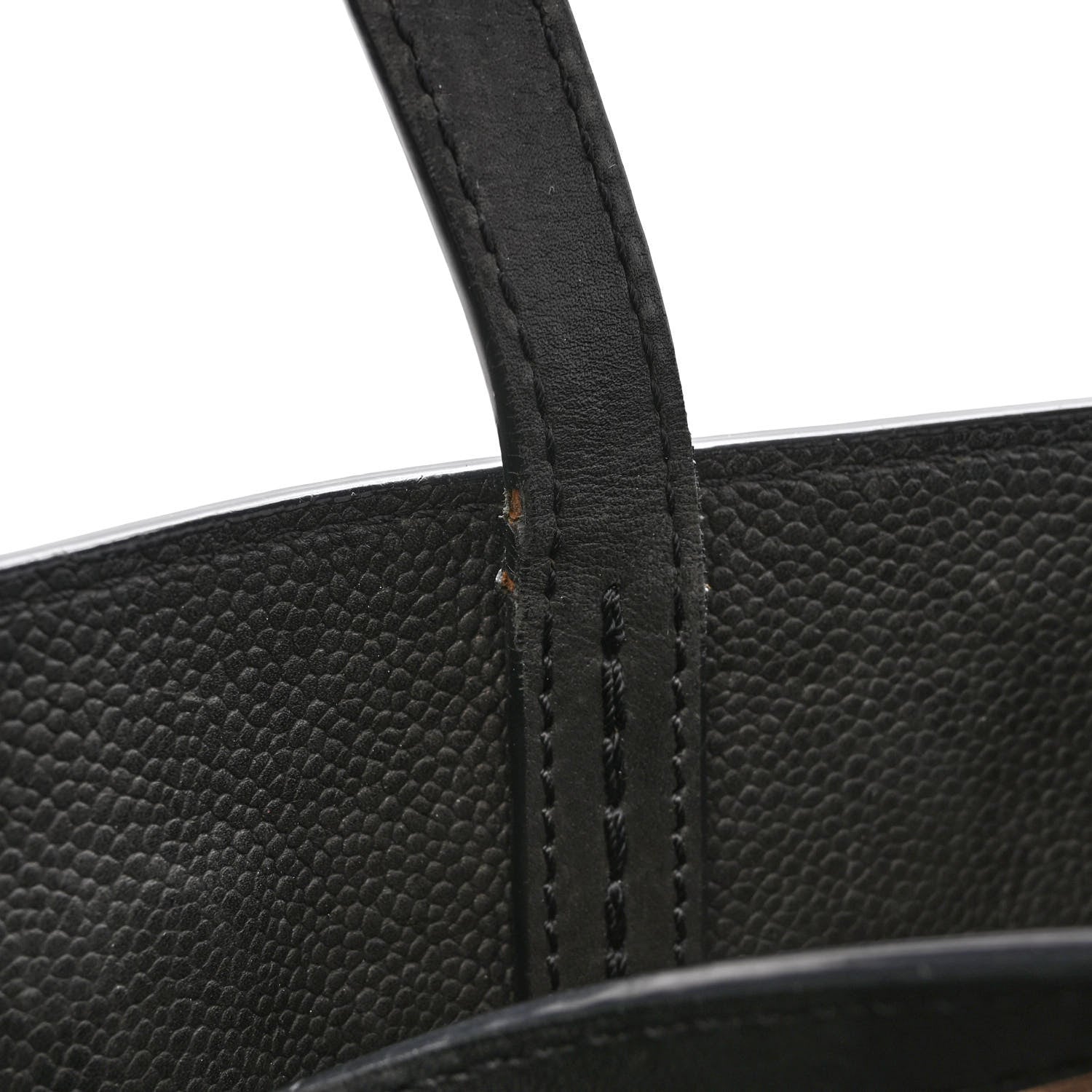 Chanel Calfskin Stitched Hamptons Tote Black 16 of 17