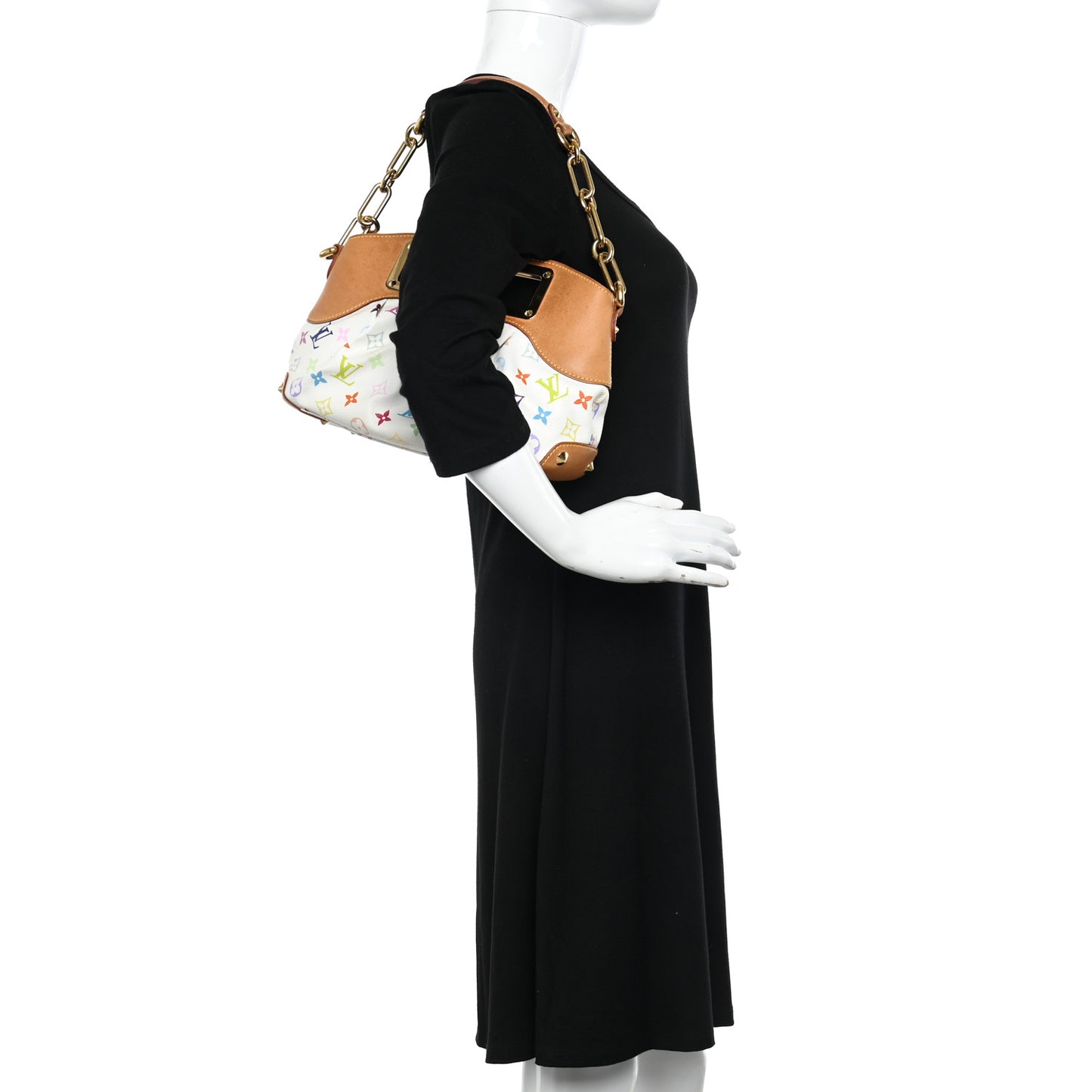 Monogram Multicolor Judy MM White