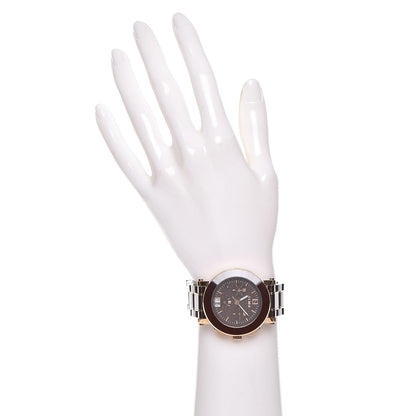Fendi Stainless Steel Ceramic 38mm Chronograph Quartz Watch Brown 2 of 7