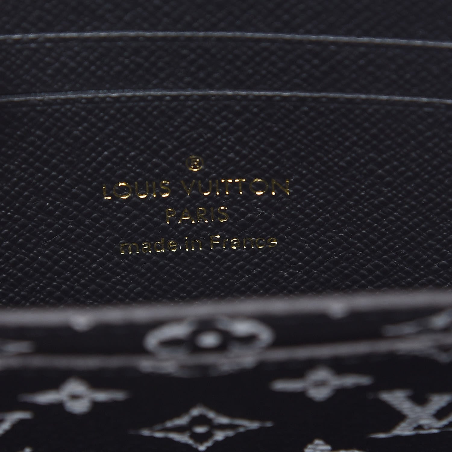 Louis Vuitton Monogram Giant Jungle Zippy Coin Purse Black 6 of 8