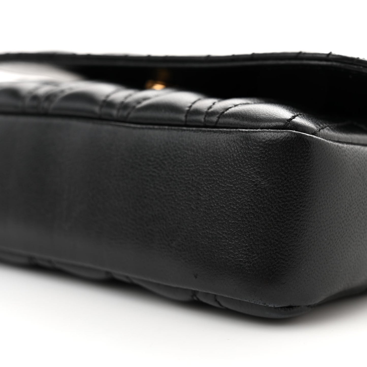 Nappa Quilted Virtus V Evening Bag Black