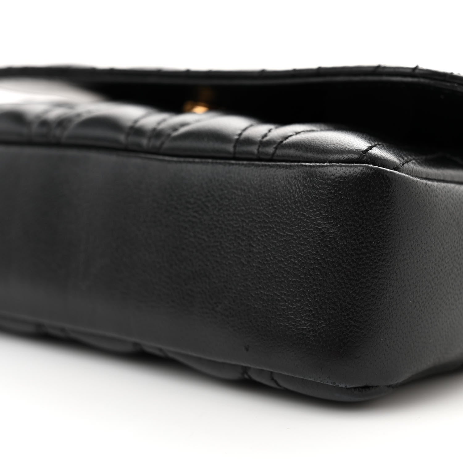 Versace Nappa Quilted Virtus V Evening Bag Black 10 of 11