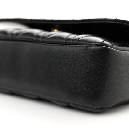 Versace Nappa Quilted Virtus V Evening Bag Black 10 of 11