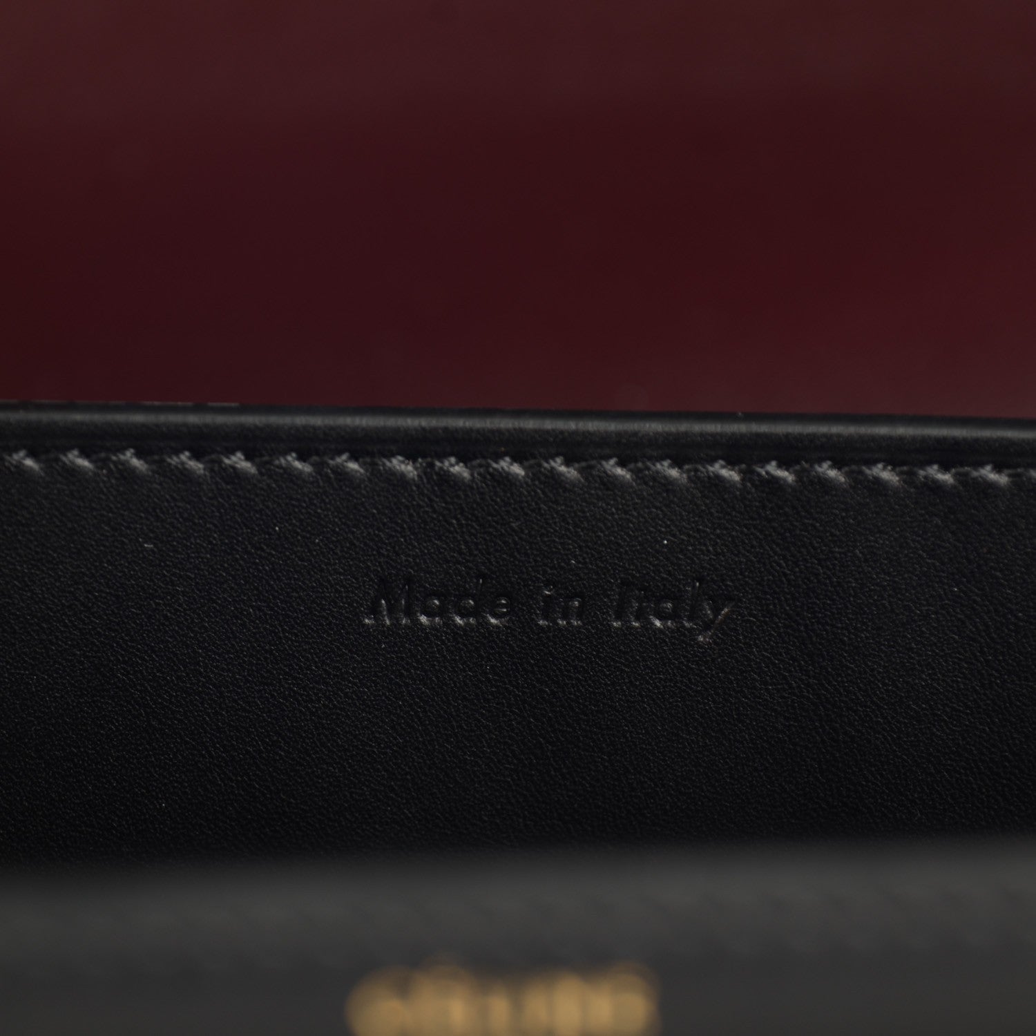Celine Smooth Calfskin Large Case Chain Flap Black 7 of 8