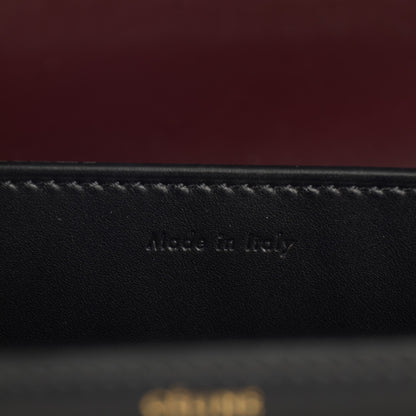 Celine Smooth Calfskin Large Case Chain Flap Black 7 of 8