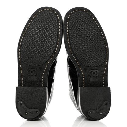 Chanel Calfskin Short Boots 36.5 Black 5 of 11