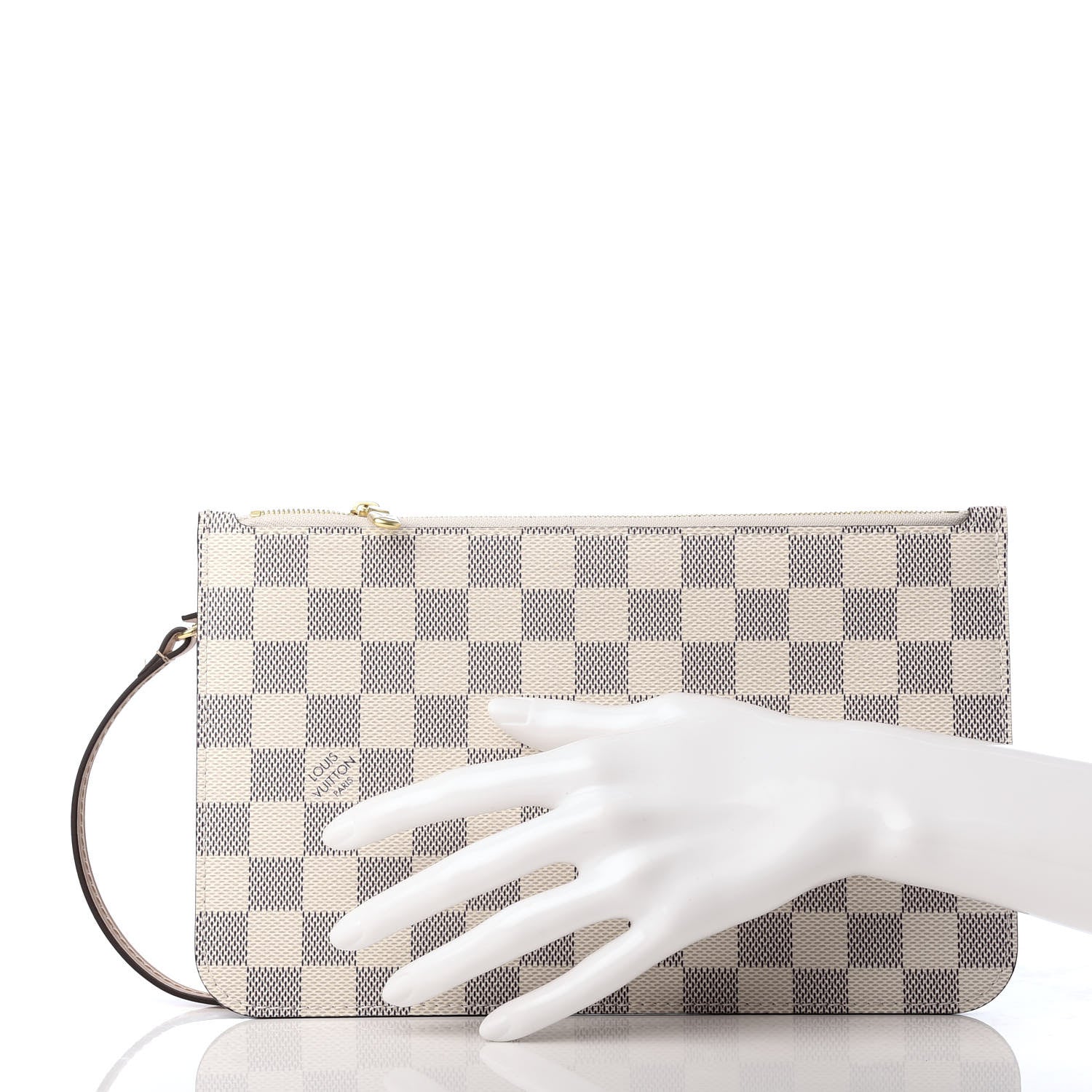 Louis Vuitton Damier Azur Braided Neverfull MM GM Pochette Pink 2 of 7