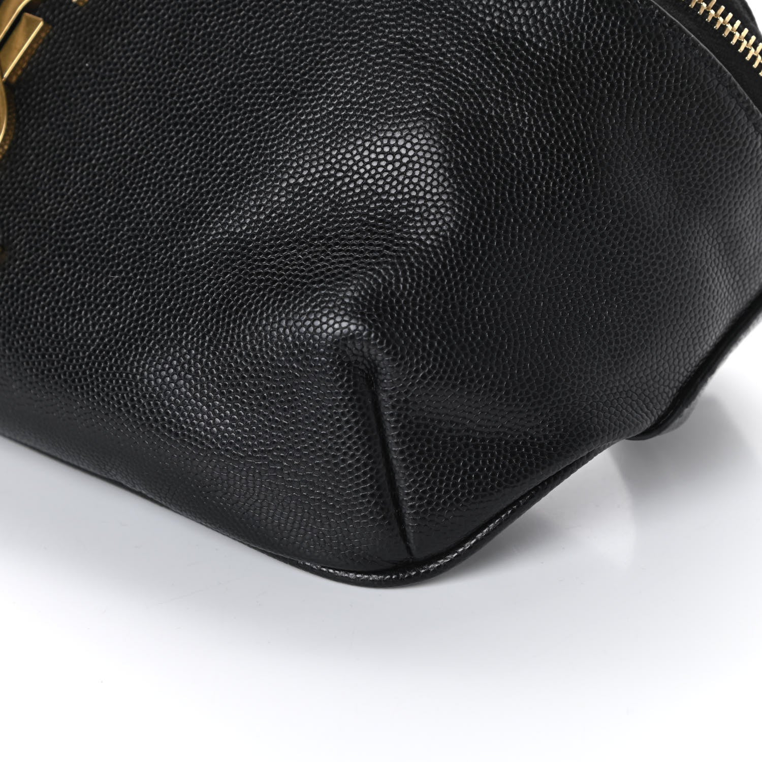 Saint Laurent Grain De Poudre Monogram Belt Bag Black 8 of 9