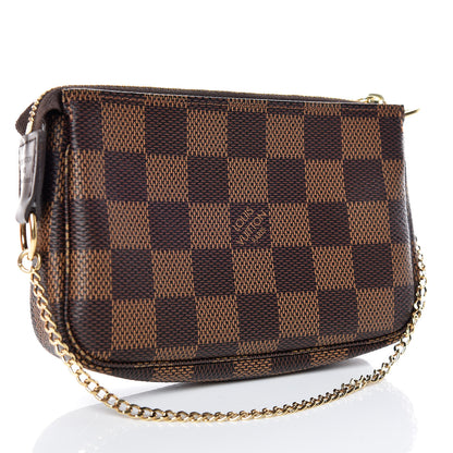 Louis Vuitton Damier Ebene Mini Pochette Accessories 3 of 10