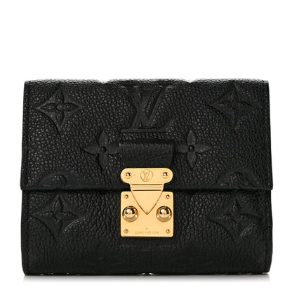 Louis Vuitton Empreinte Metis Compact Wallet Black 1 of 7