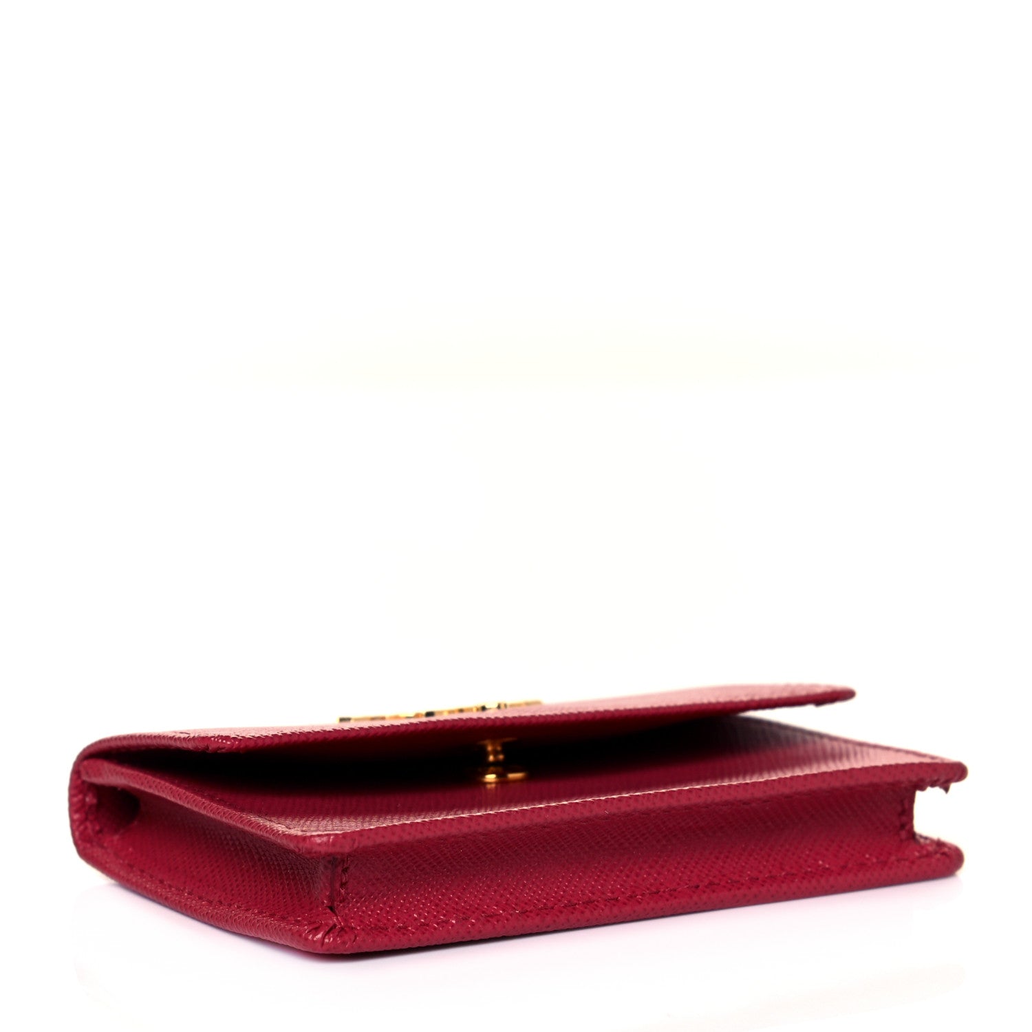Prada Saffiano Metal Flap Card Holder 4 of 7