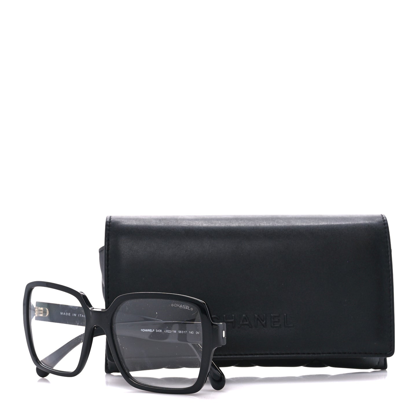 Acetate Square Eyeglasses 5408 Black