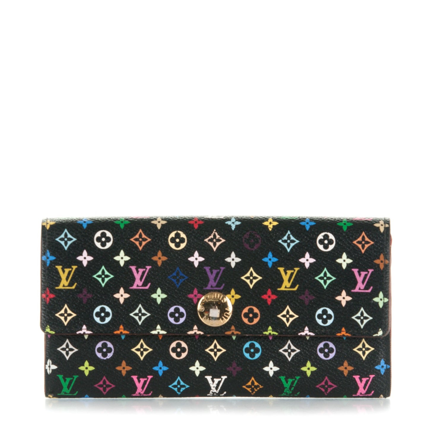 Monogram Multicolor Sarah Wallet Black Grenade