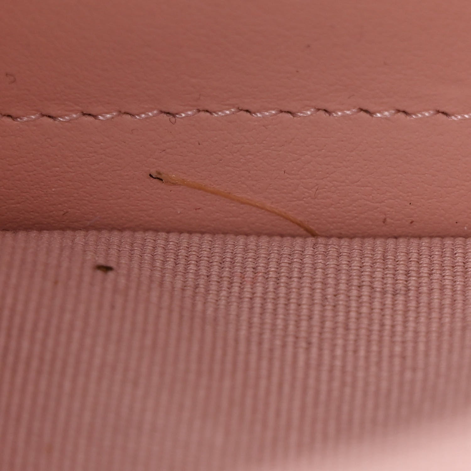 Chanel Shiny Caviar Quilted Flap Charm Wallet On Chain WOC Light Pink 14 of 14