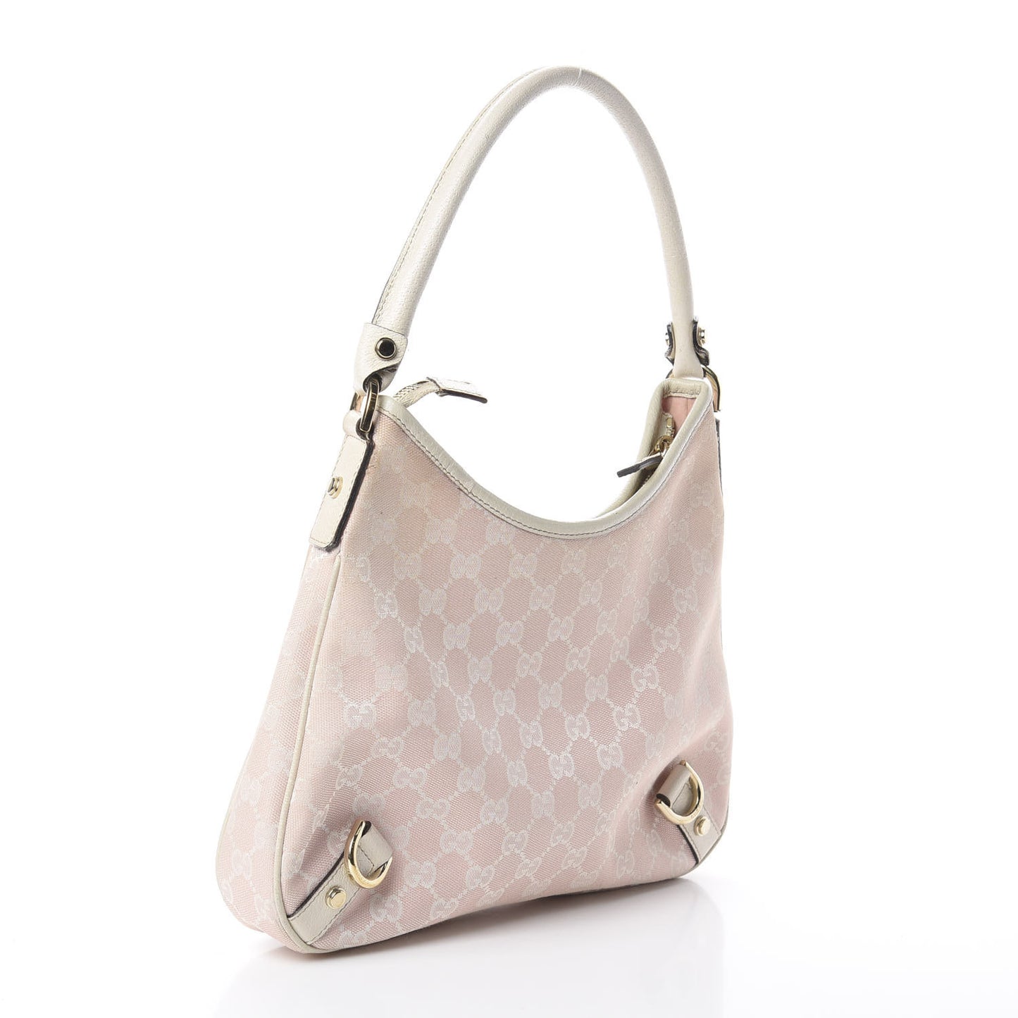 Monogram Medium Abbey D Ring Hobo Pink