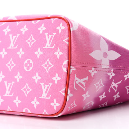 Louis Vuitton Monogram Escale Neverfull MM Rouge 7 of 11