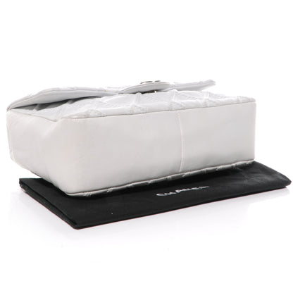 Chanel Calfskin Stitched Large Flap White 4 of 7