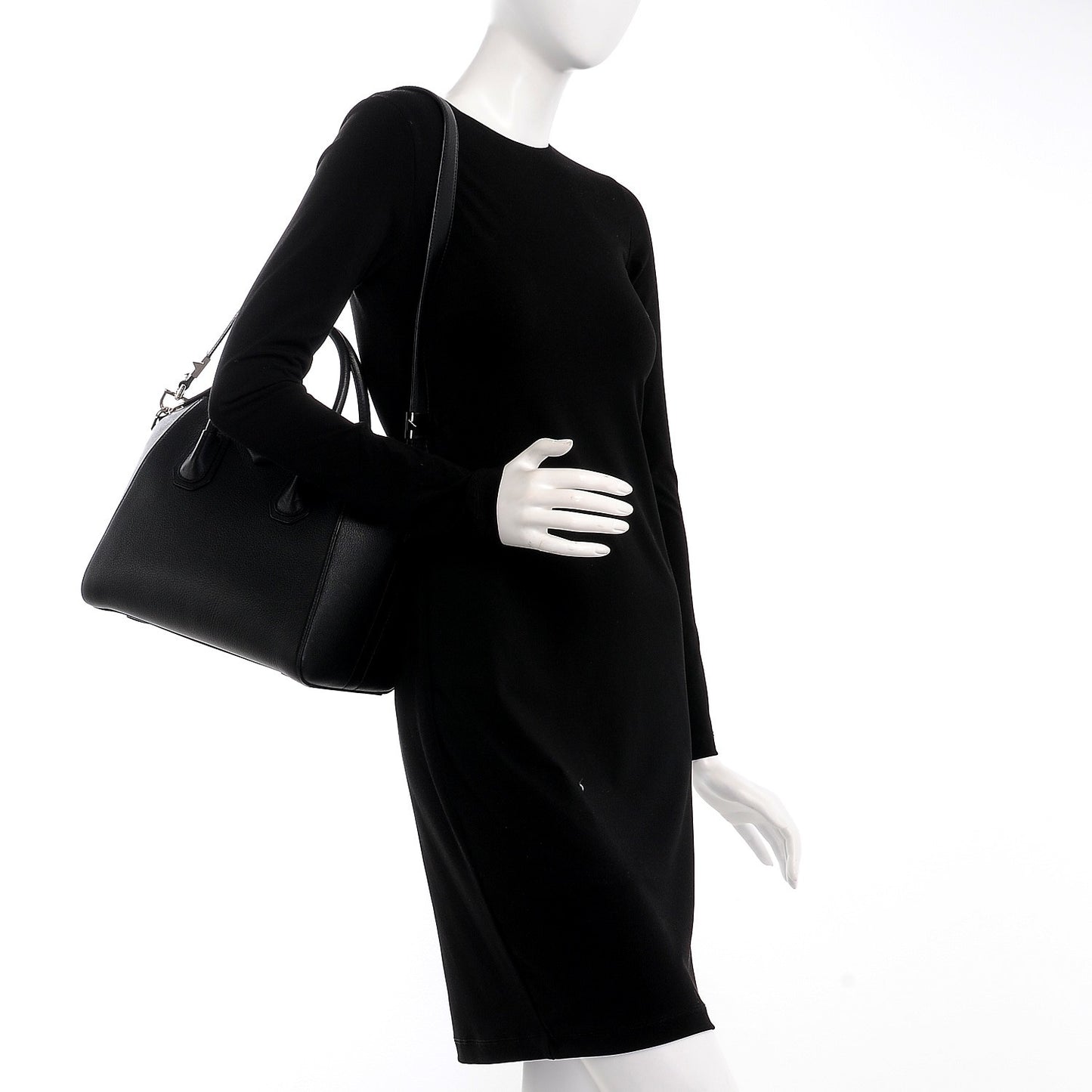 Sugar Goatskin Small Antigona Black