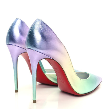 Christian Louboutin Iridescent Nappa Lam Licorne Iriza 100 Pumps 39.5 Multicolor 5 of 11