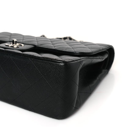 Chanel Caviar Quilted Jumbo Double Flap Black 9 of 9
