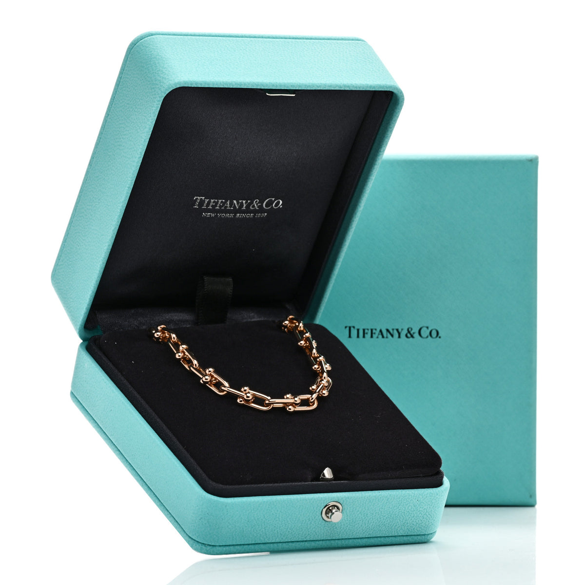 18K Rose Gold Small HardWear Link Necklace