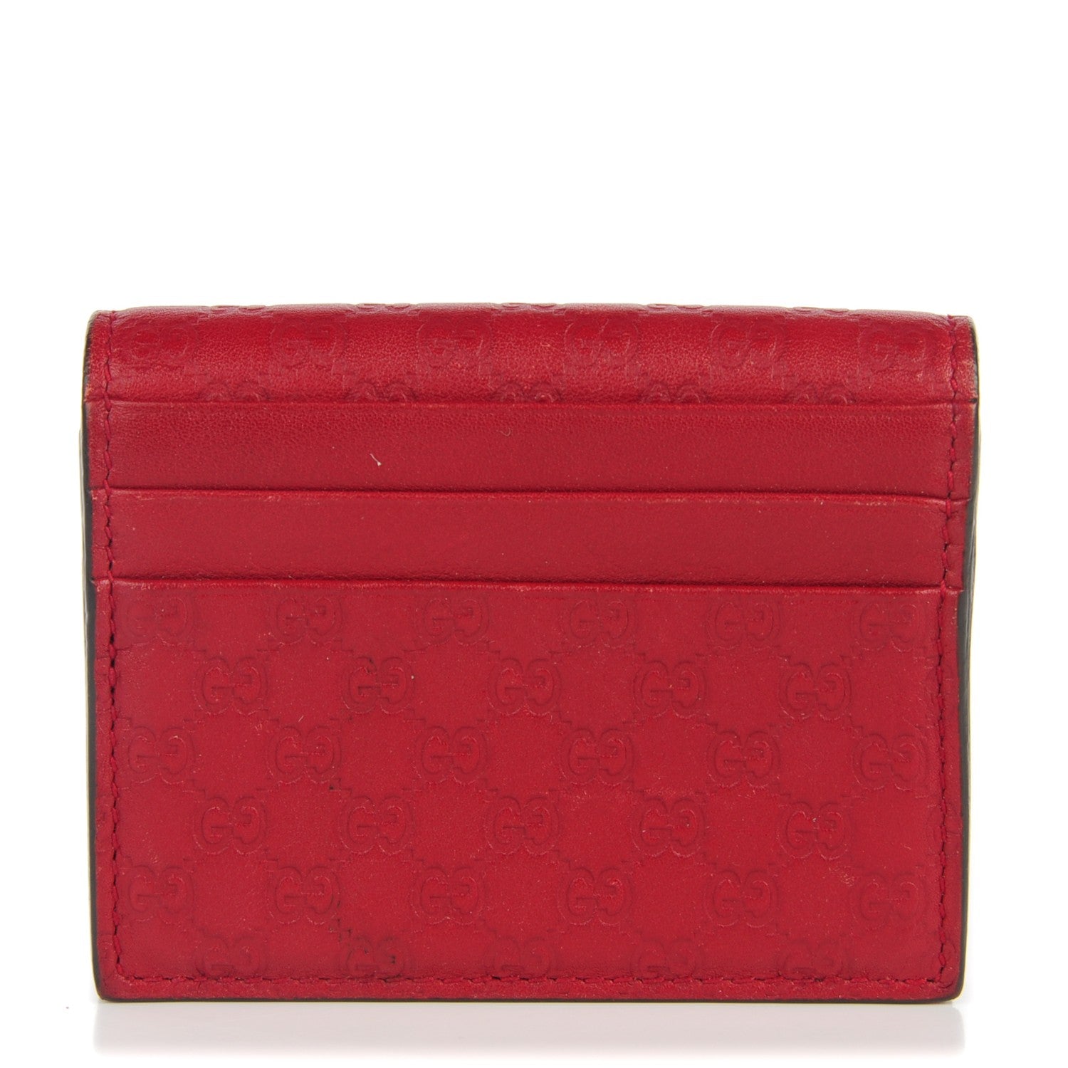Gucci Microguccissima Card Case Red 1 of 7