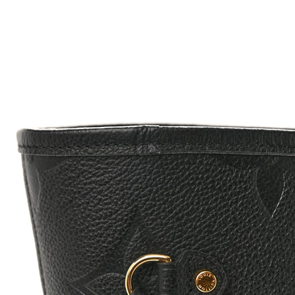 Louis Vuitton Empreinte Monogram Giant Neverfull MM Black 11 of 14
