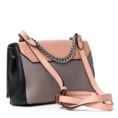 Louis Vuitton Calfskin Lockme II Chain Bag BB Venus Pink Black Magnolia 2 of 4
