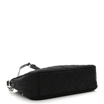 Prada Nylon Tessuto Impuntu Quilted Crossbody Bag Black 4 of 10
