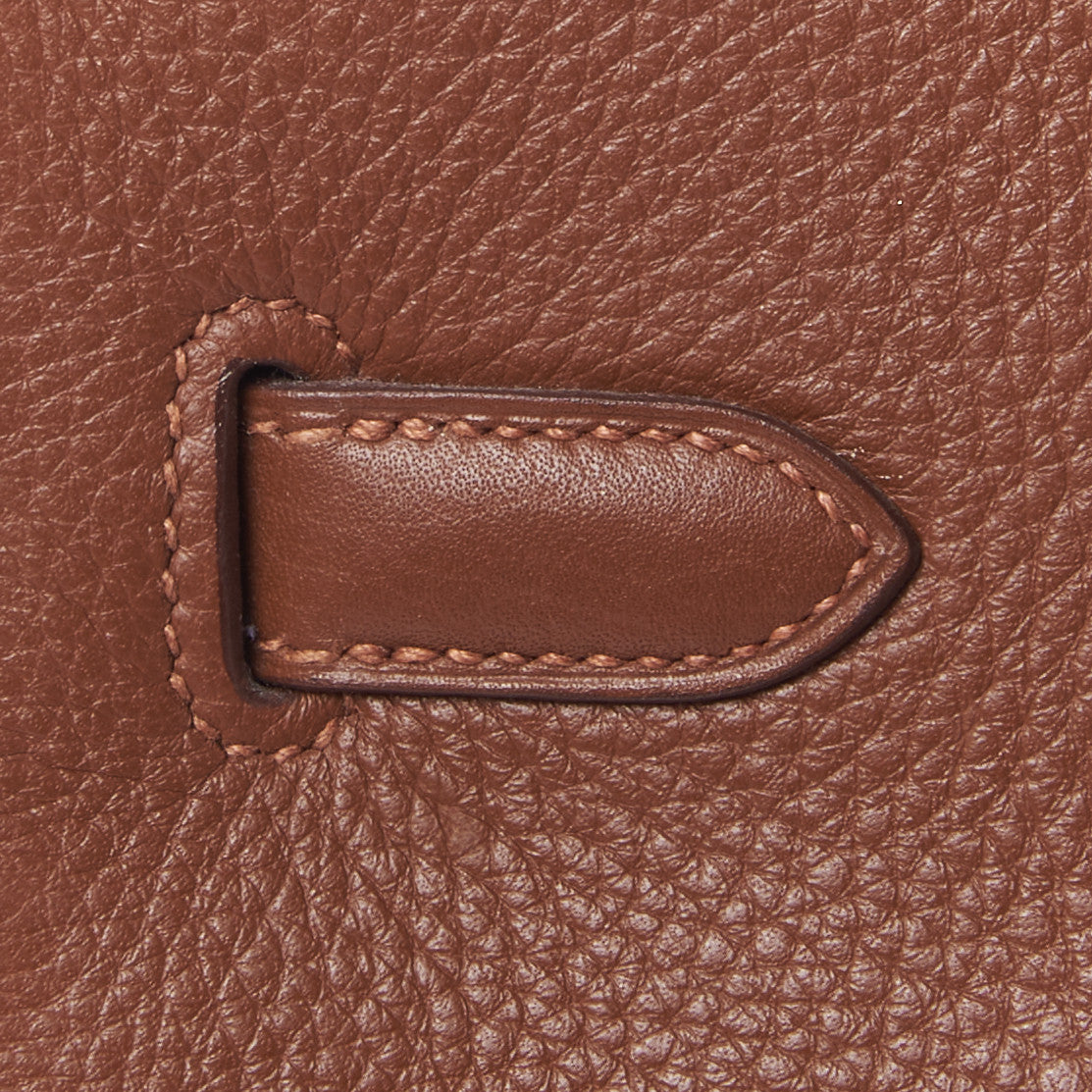 Hermes Taurillon Clemence Birkin 35 Marron D'Inde 11 of 33