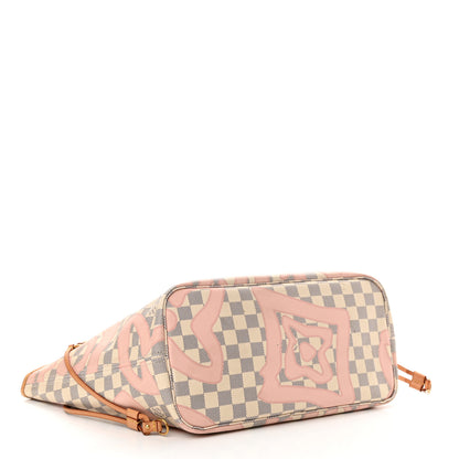 Louis Vuitton Damier Azur Tahitienne Neverfull MM 5 of 23