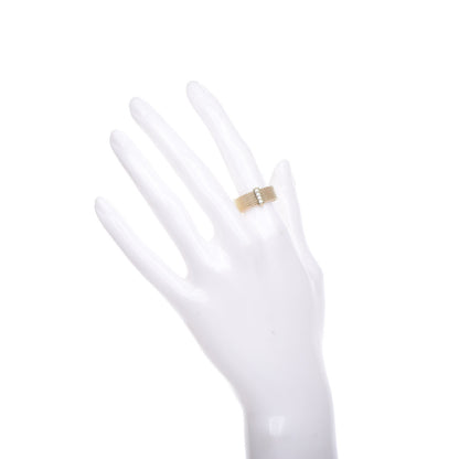 Tiffany 18K Yellow Gold 4 Diamond Somerset Ring 52 6 2 of 4