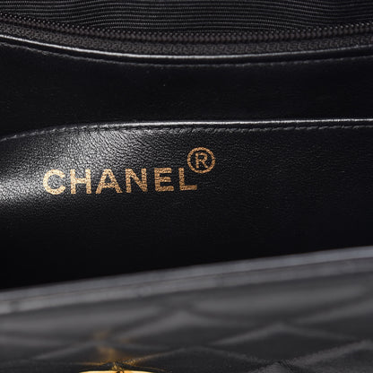 Chanel Lambskin Quilted Jumbo Single Flap Black 6 of 14