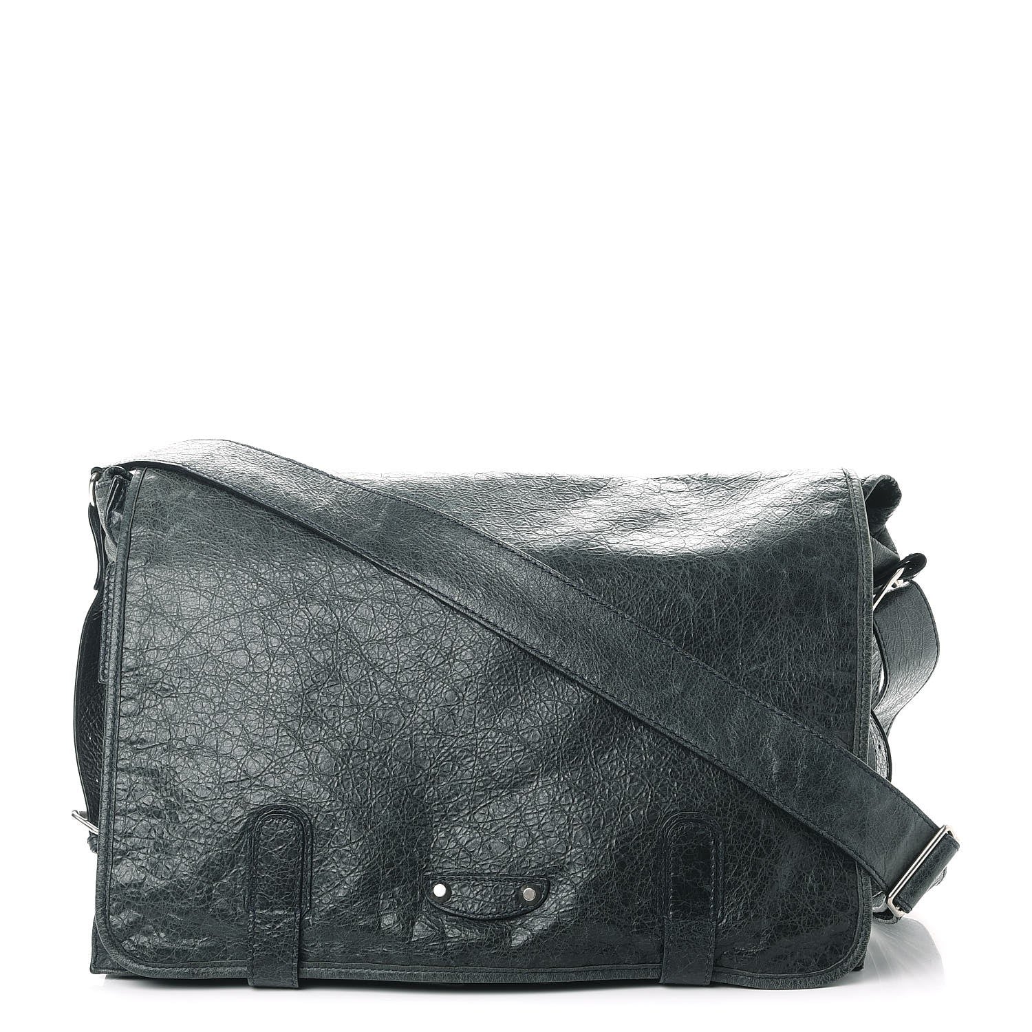 Balenciaga Agneau Utility Messenger Dark Night 1 of 7