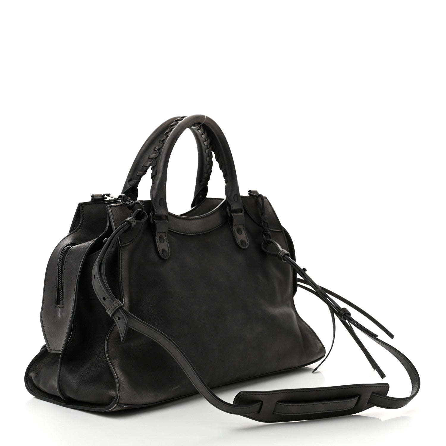 Balenciaga Calfskin Black Hardware Neo Classic City Black 3 of 10
