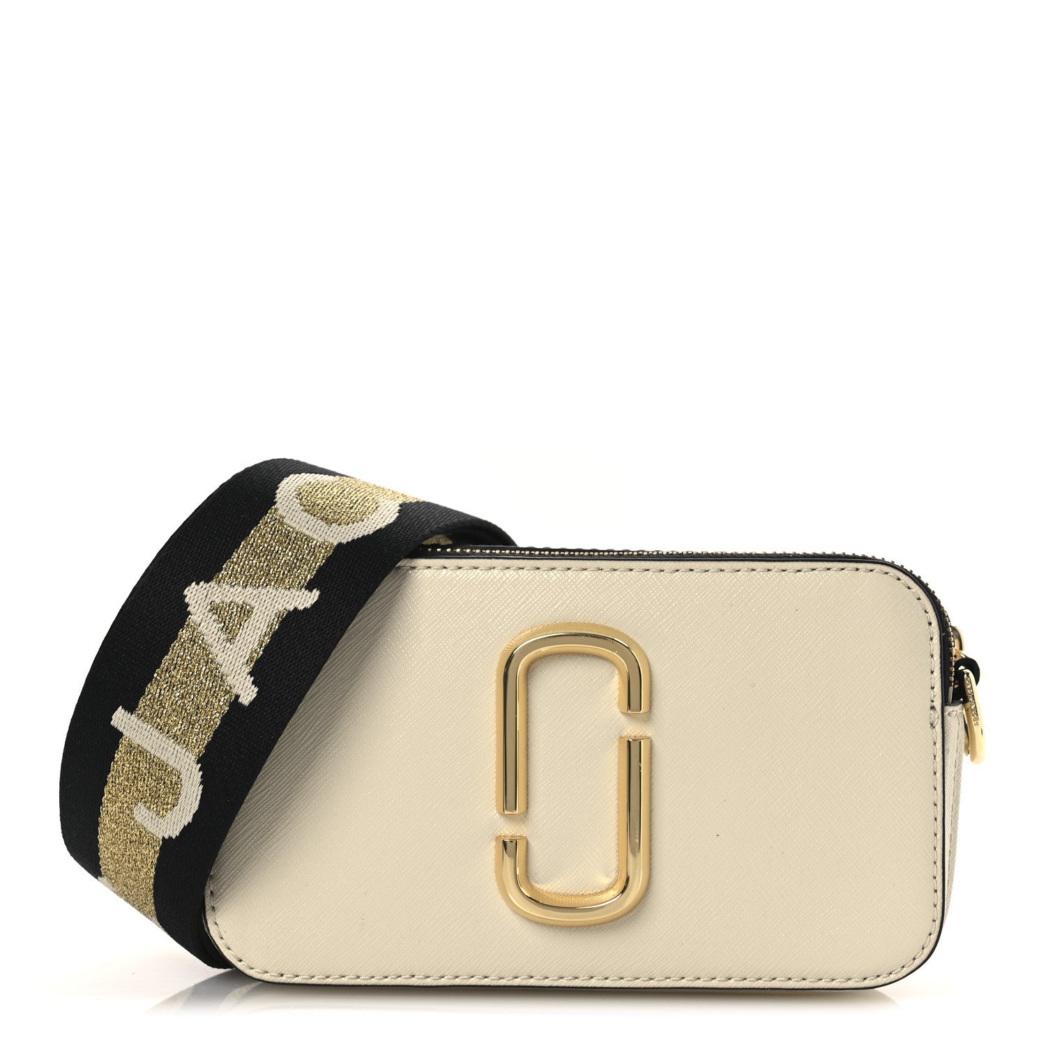 Marc Jacobs Saffiano Small Snapshot Camera Bag New Cloud White Multicolor 1 of 10