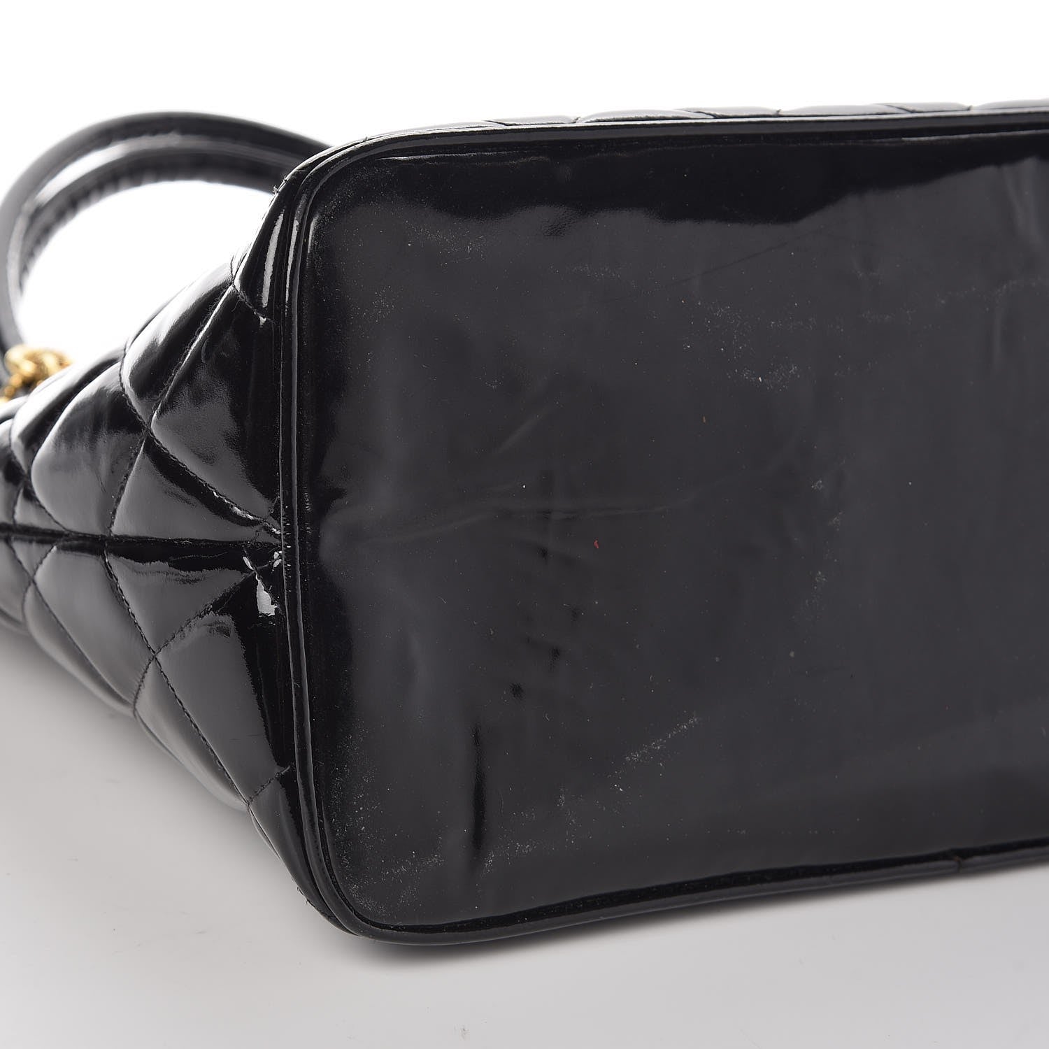 Chanel Patent Medallion Tote Black 11 of 13