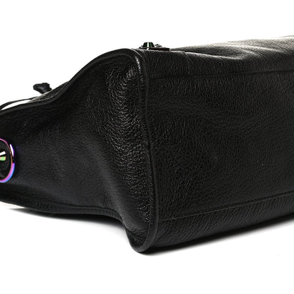 Balenciaga Chevre Iridescent Metallic Edge Hardware City Black 7 of 13