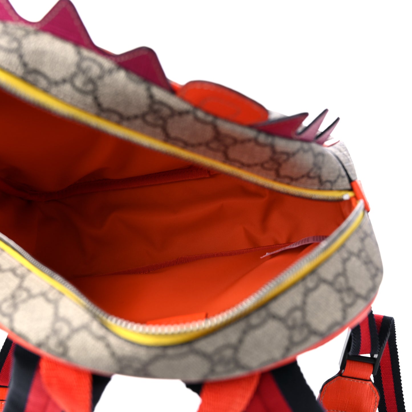 GG Supreme Monogram Kids Hedgehog Backpack Ebony Multicolor