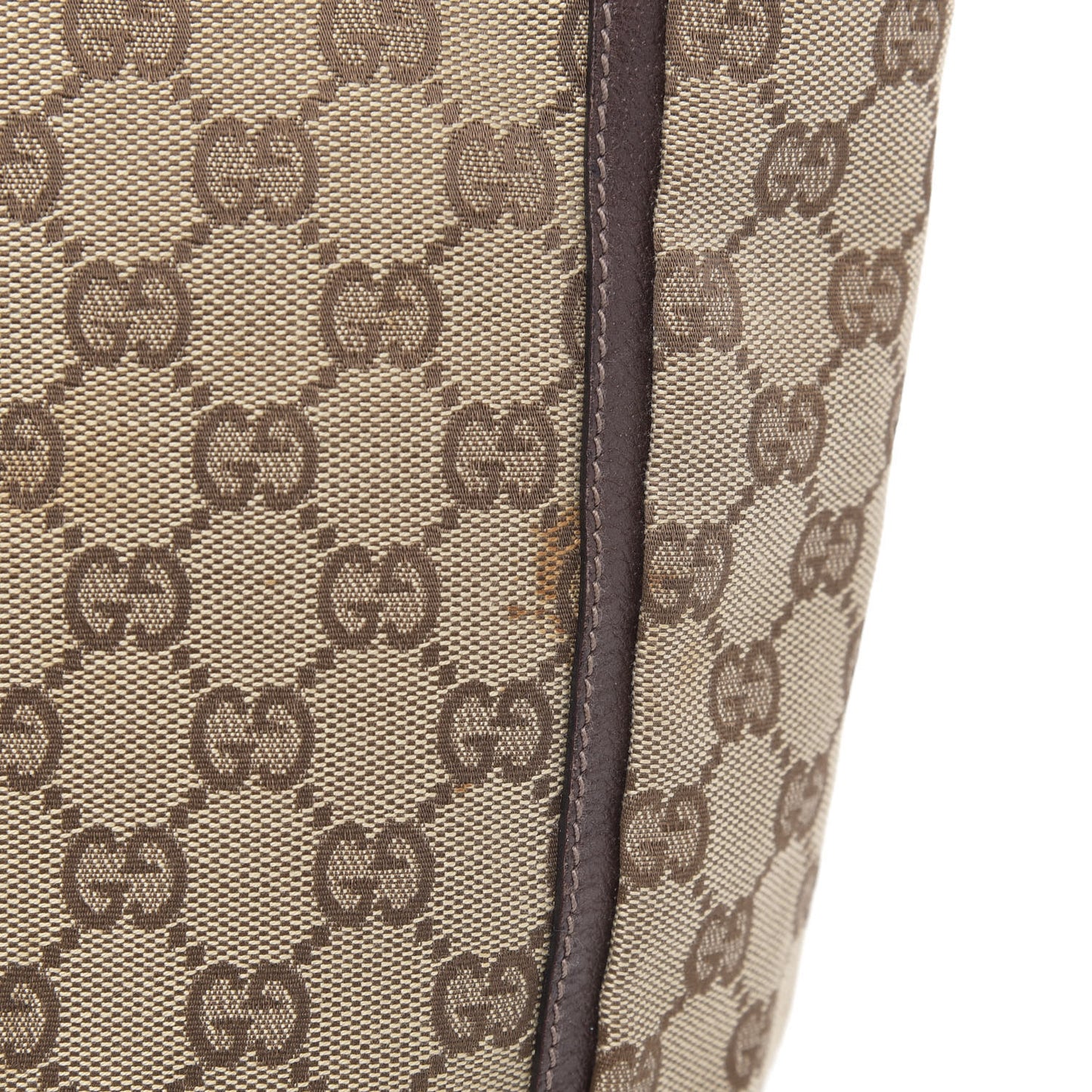Monogram Small Abbey Tote Dark Brown