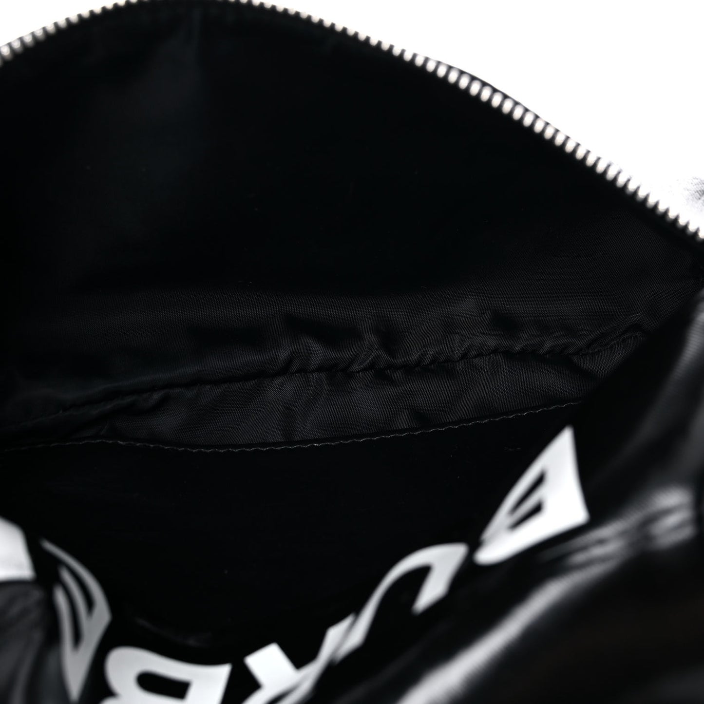 Coated Canvas Horseferry Print Extra Large Bum Bag Black