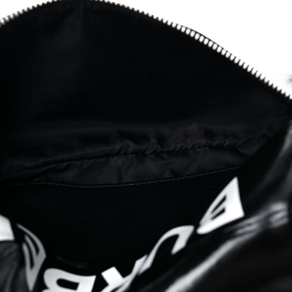 Burberry Coated Canvas Horseferry Print Extra Large Bum Bag Black 5 of 13