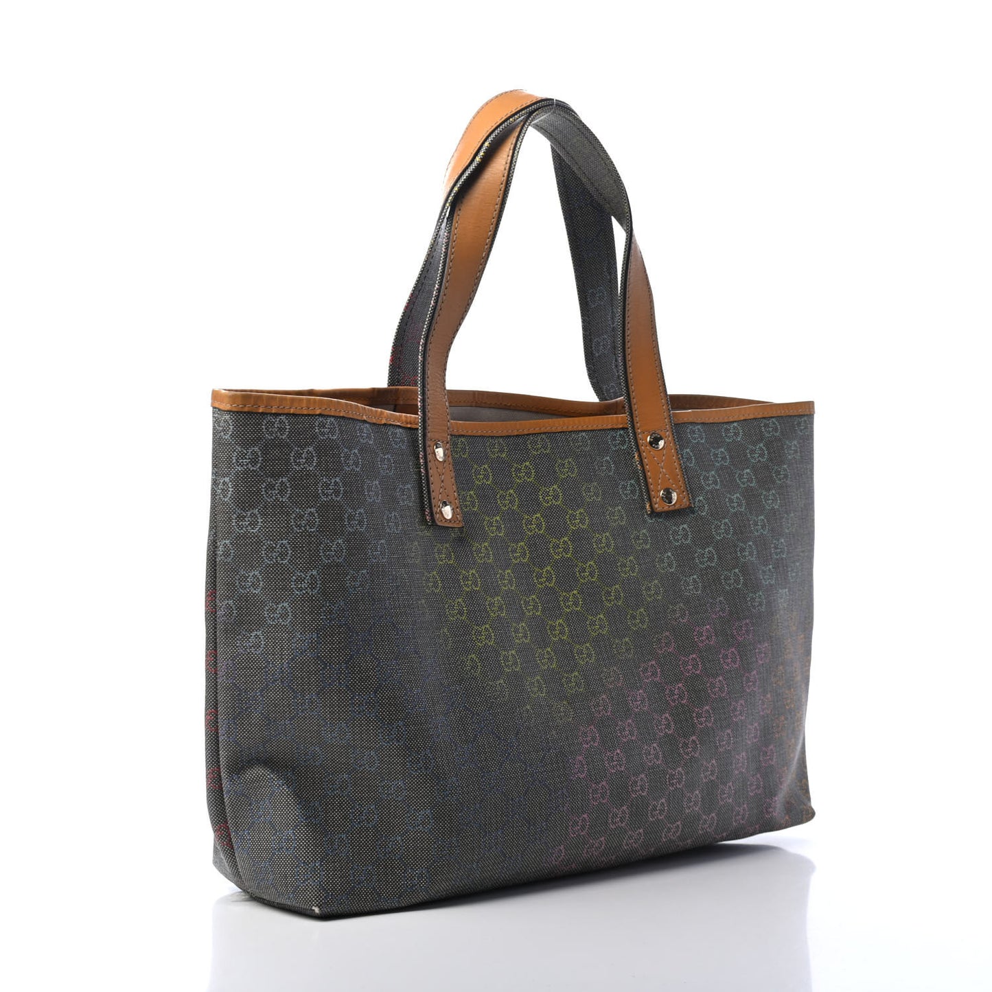 GG Plus Monogram Medium Signature Web Loop Tote Multicolor