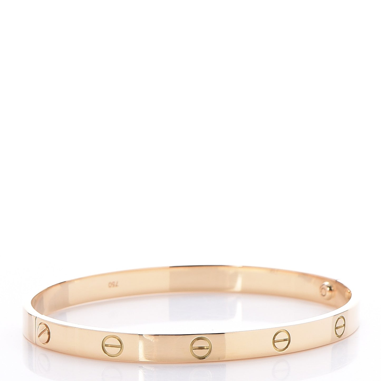 18K Yellow Gold LOVE Bracelet 21