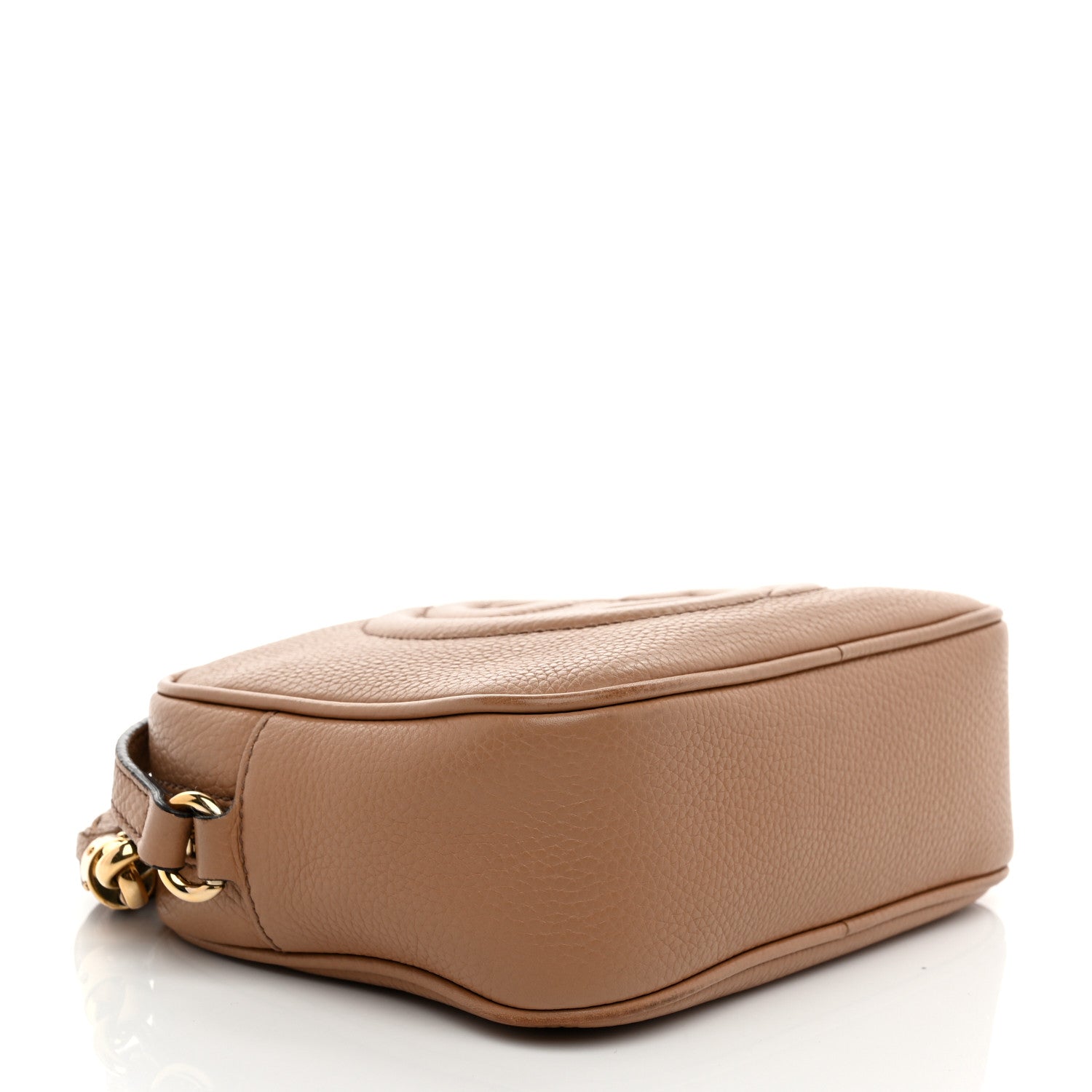 Gucci Pebbled Calfskin Small Soho Disco Bag Camelia 3 of 16